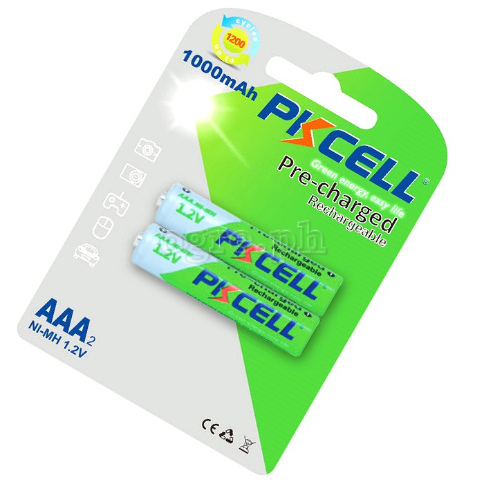 AAA1000 Pre-Charged 1.2V AAA 1000mAh Ni-MH Rechargeable Battery 2-Pack / 4-Pack