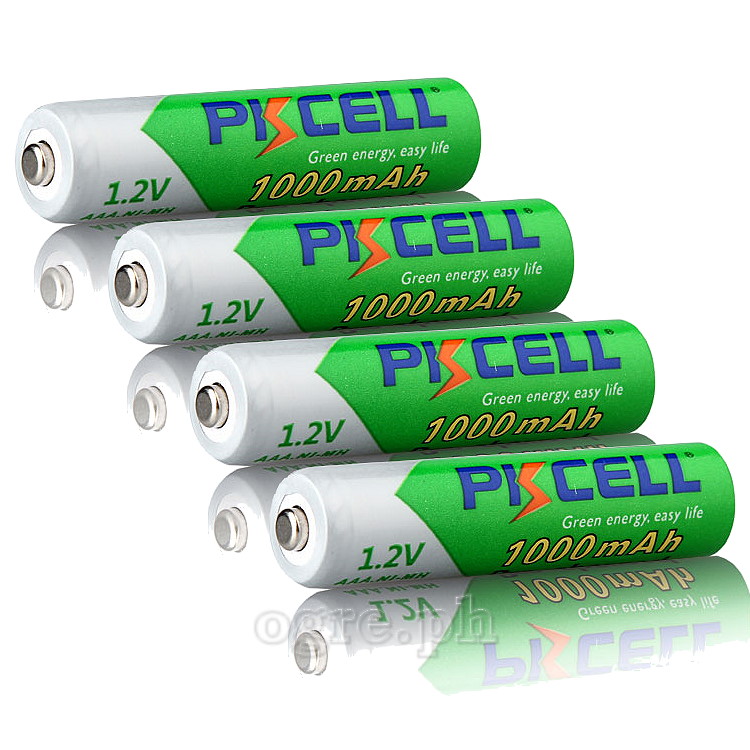 AAA1000 Pre-Charged 1.2V AAA 1000mAh Ni-MH Rechargeable Battery 2-Pack / 4-Pack