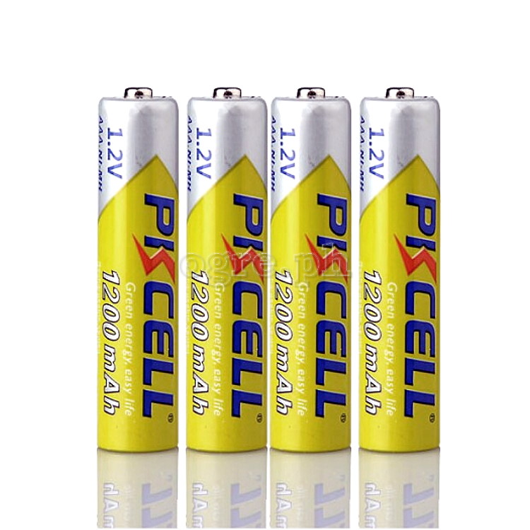 AAA1200 Rechargeable 1.2V AAA 1200mAh Ni-MH Battery 2-pack / 4-Pack