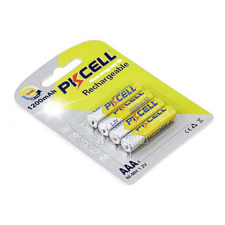 AAA1200 Rechargeable 1.2V AAA 1200mAh Ni-MH Battery 2-pack / 4-Pack