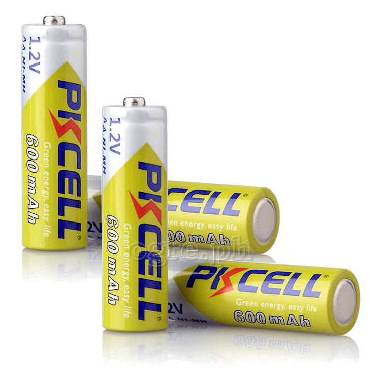 AAA600-Y Rechargeable 1.2V AAA 600mAh Ni-MH Battery 2-pack / 4-Pack