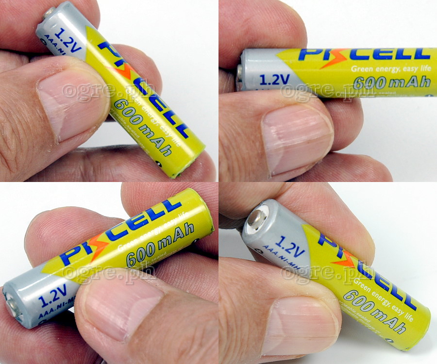 AAA600-Y Rechargeable 1.2V AAA 600mAh Ni-MH Battery 2-pack / 4-Pack