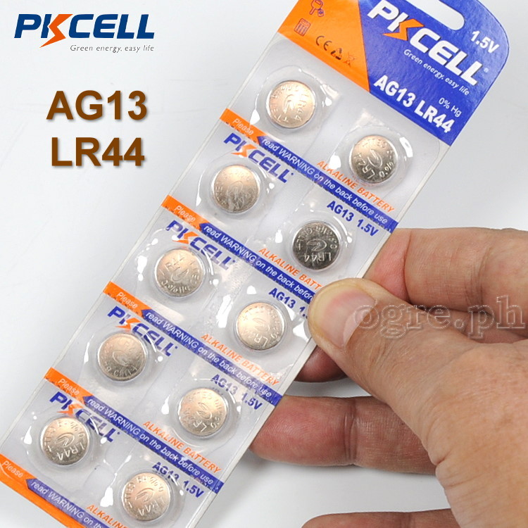 AG-Series AG-series 1.5V Alkaline Button Cell Batteries 10-Pack