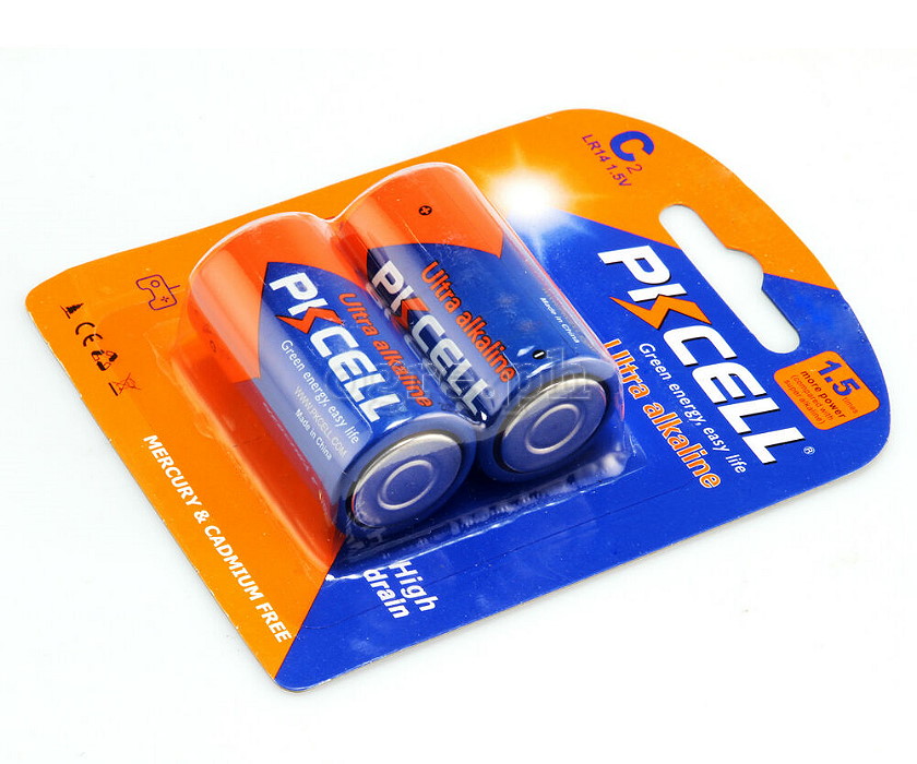 LR14-2B Ultra Alkaline 1.5V C Battery LR14 2-Pack