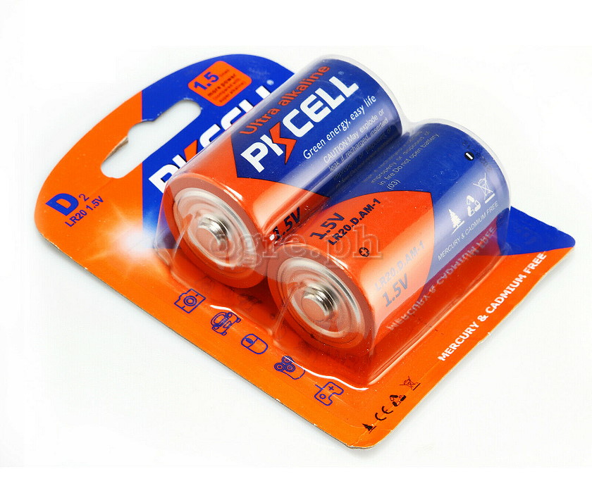 LR20-2B Ultra Alkaline 1.5V D Battery LR20 2-Pack