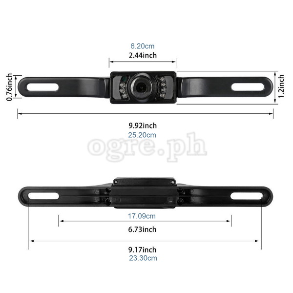 RVC-02 Rear View 7 LED CMOS Camera
