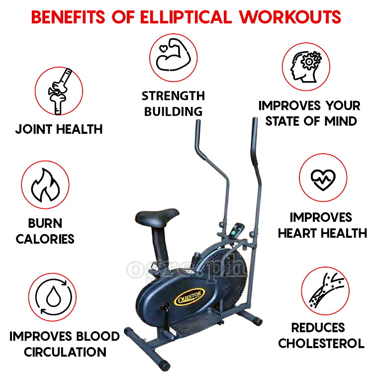 ST-2018A Orbitrac Elliptical Trainer with Saddle