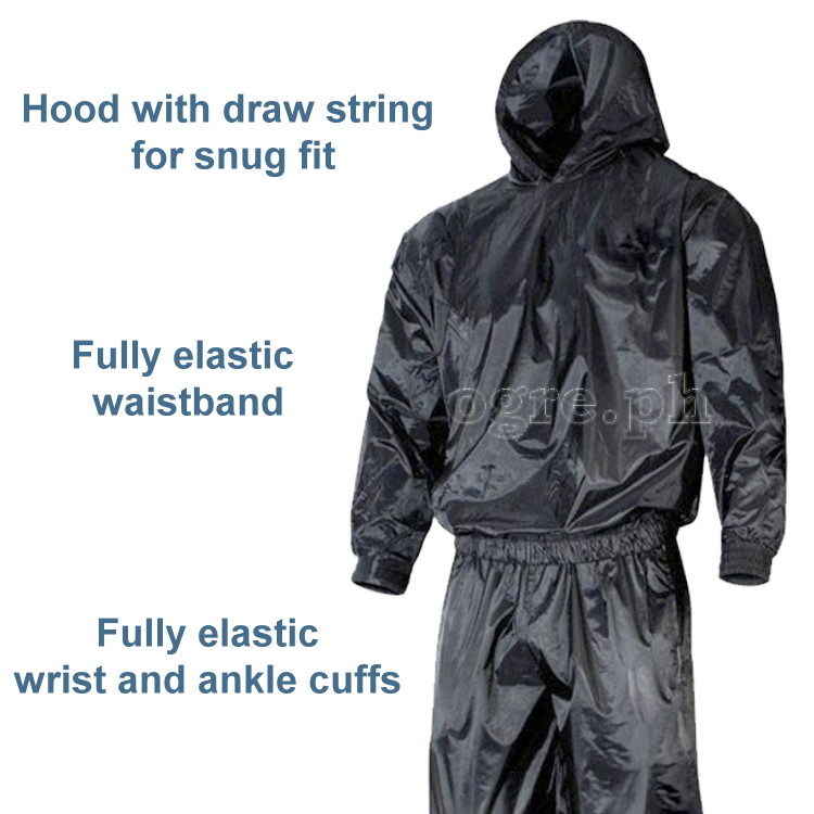SZH-01 Sauna Suit with Zipper and Hood