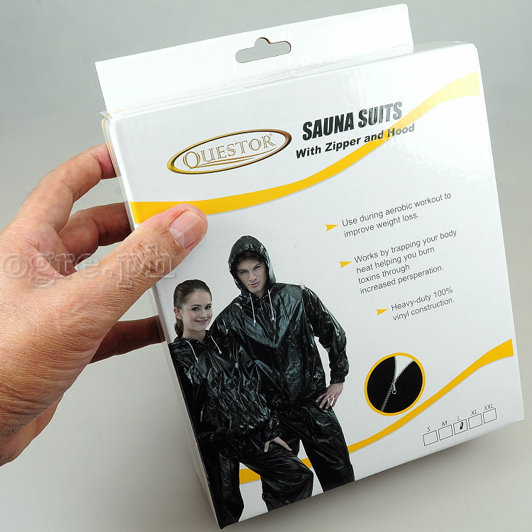 SZH-01 Sauna Suit with Zipper and Hood