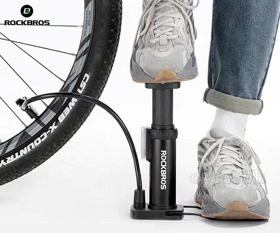 4522L High Pressure 80psi Aluminum Alloy Foot Activated Pump / Air Inflator