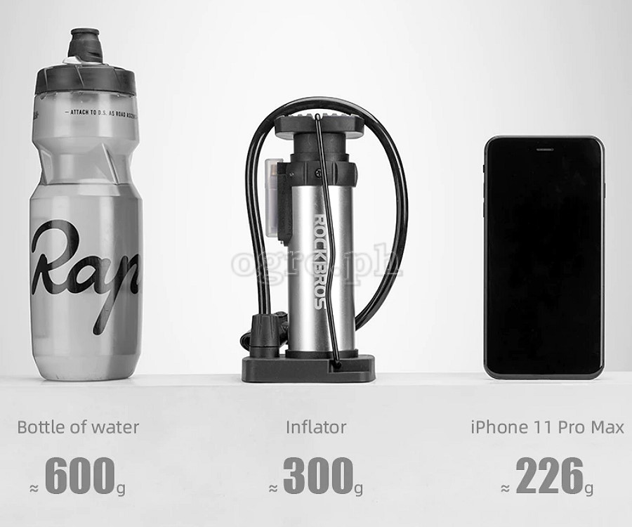 4522L High Pressure 80psi Aluminum Alloy Foot Activated Pump / Air Inflator