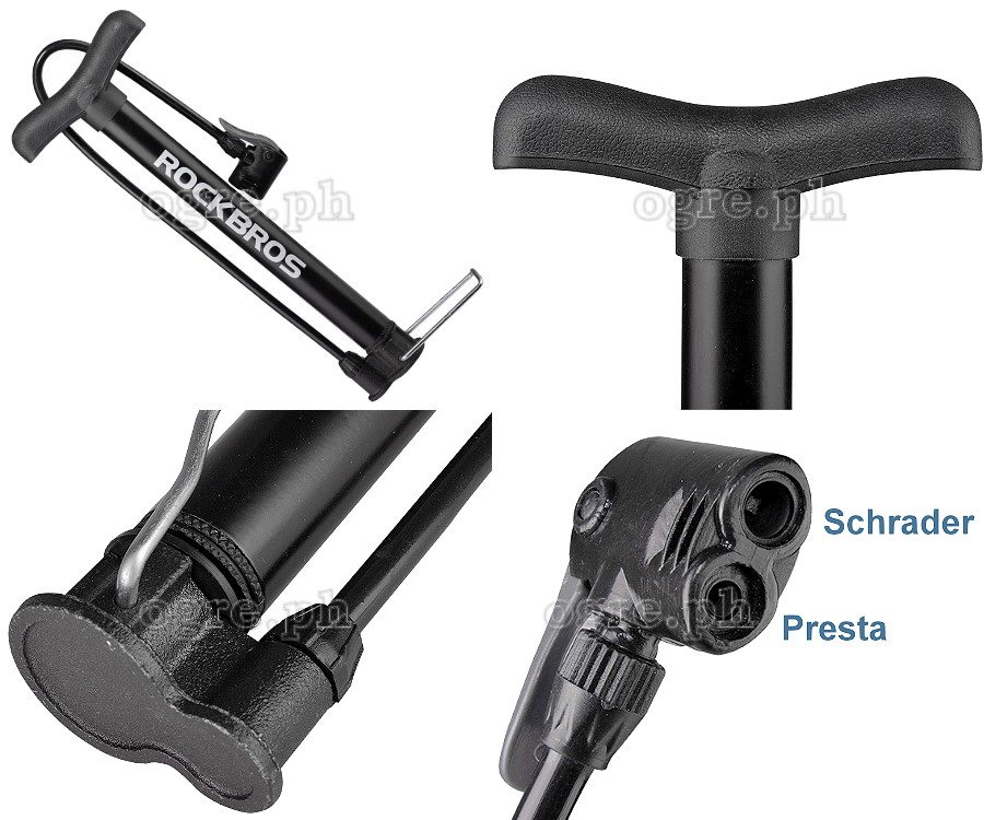 A320 High Pressure 120psi Aluminum Alloy Mini Floor Pump