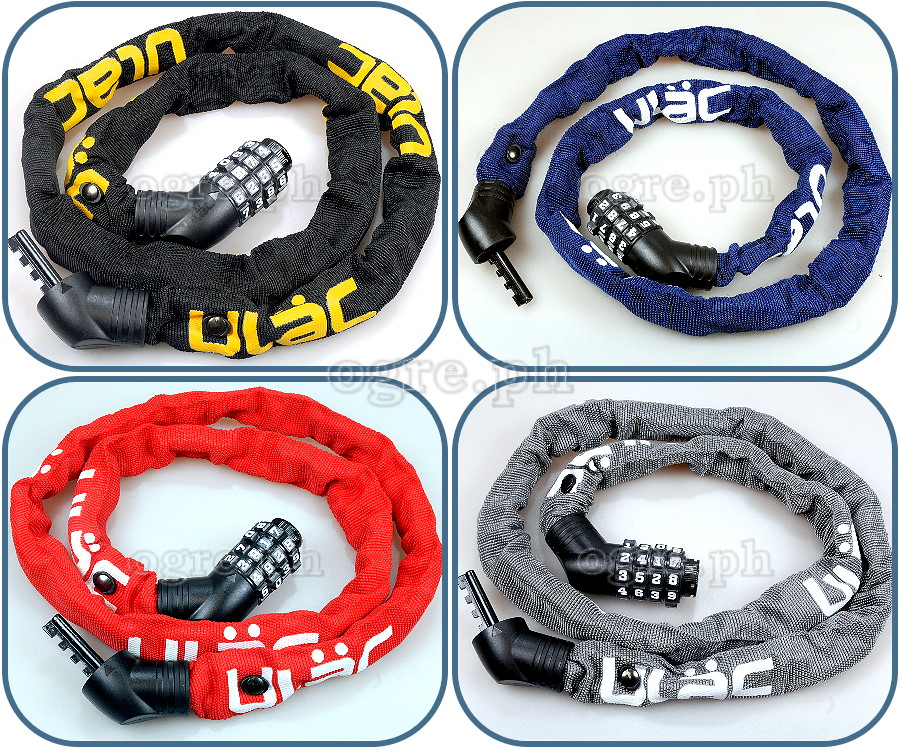 A600C 4-Digit Code Type Anti-Theft Chain Lock 1.2m