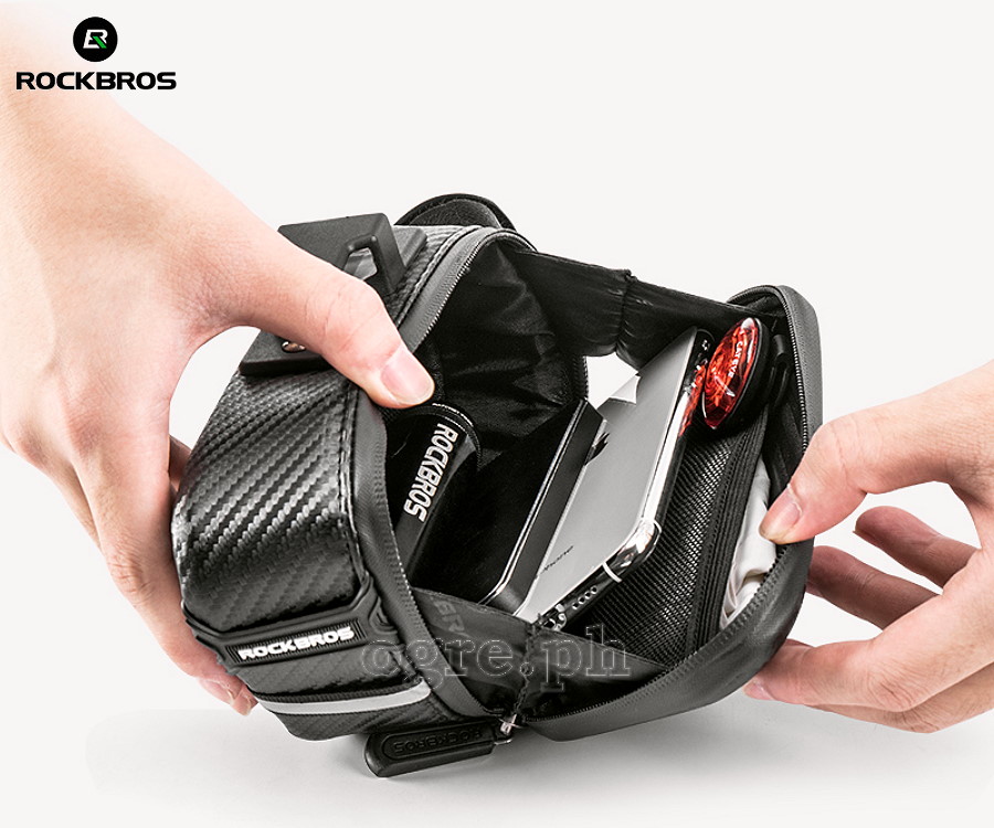 B59 Hard Shell Saddle Bag with Quick-Release Mount (1.5L)