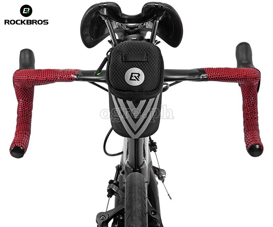 C28BK Mini Bike Saddle Bag with Quick-Release Buckle Mount
