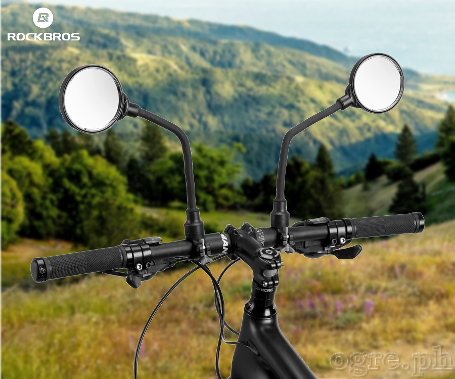 FK-419 360° Adjustable Acrylic Rearview Bike Mirror (Price is for one piece only)