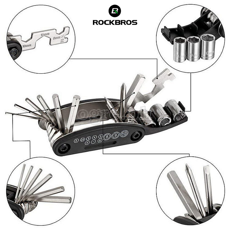 GJ1601 16 in 1 Multifunction Folding Tools Set