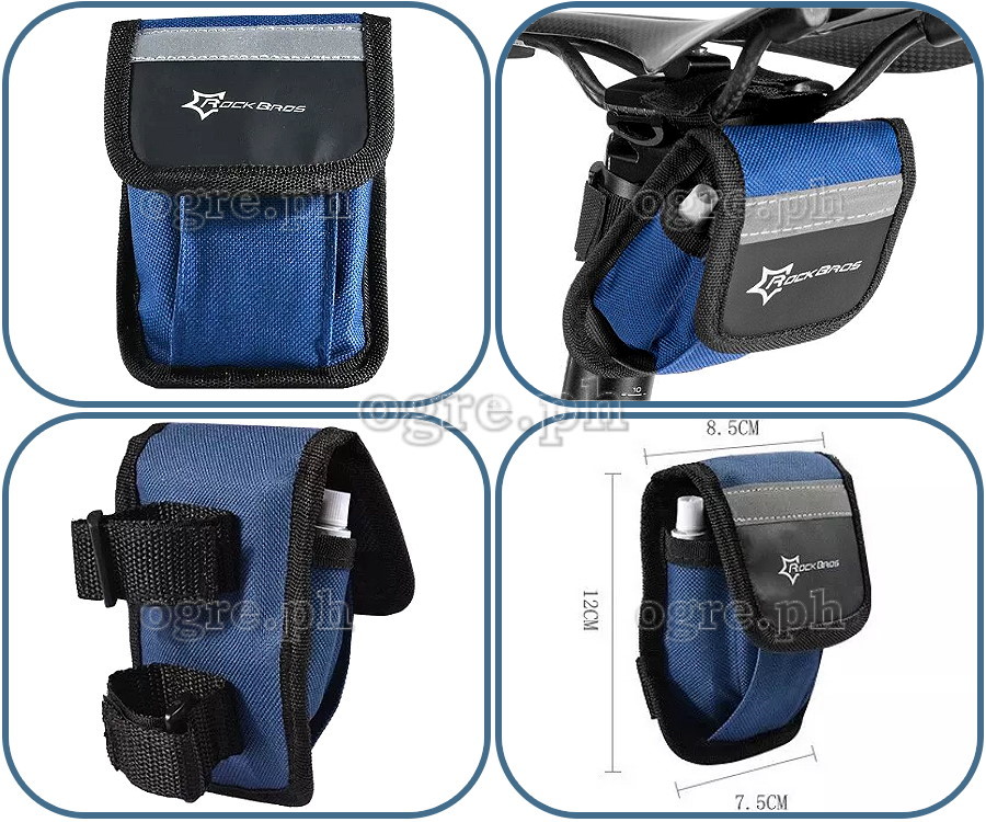 GJ9809 Portable Bike Tire Repair Kit with 16-in-1 Folding Tools Set
