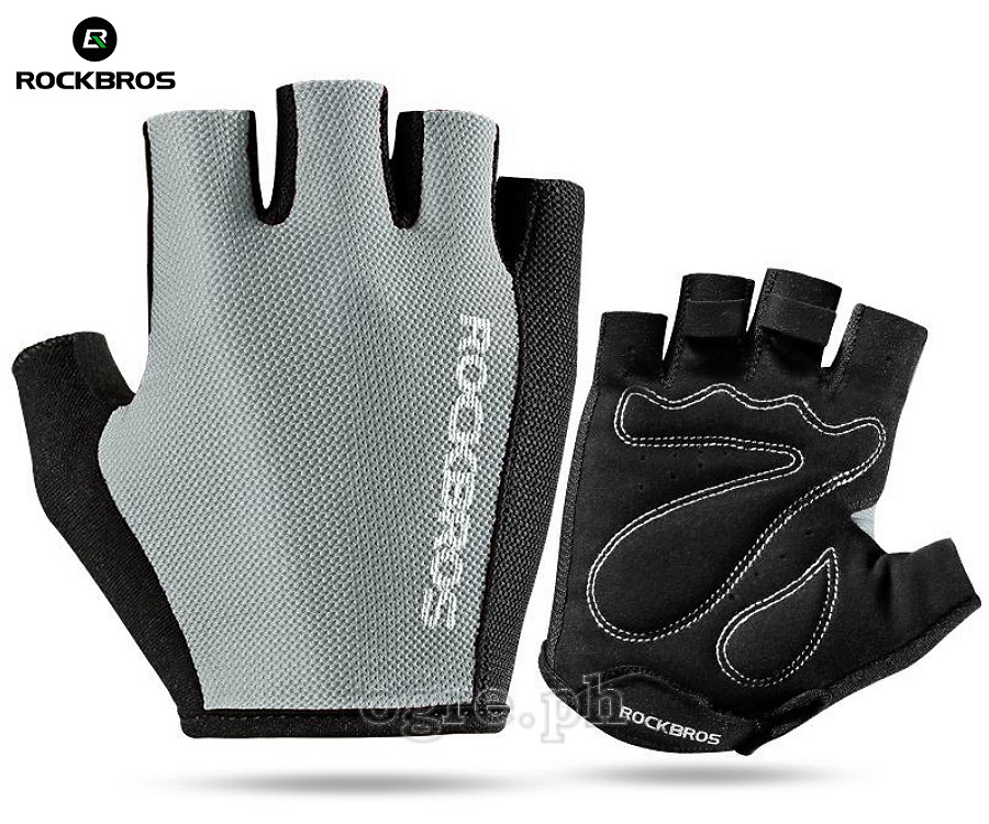 S099 Half-Finger Sports Gloves (Gray/Black)