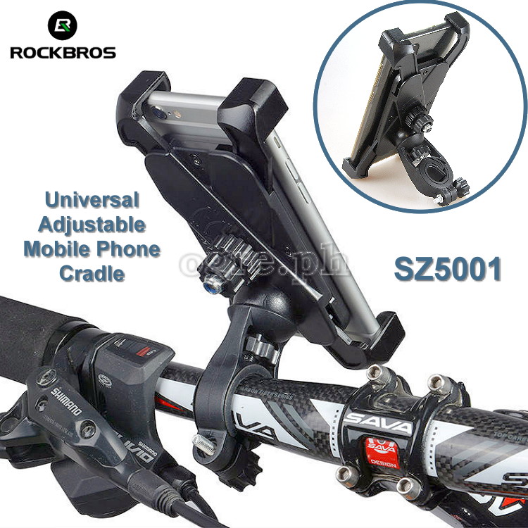 SZ5001 Universal Adjustable Mobile Phone Cradle for Bicycle Handlebars