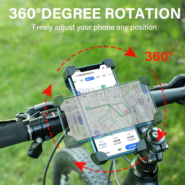 SZ5001 Universal Adjustable Mobile Phone Cradle for Bicycle Handlebars