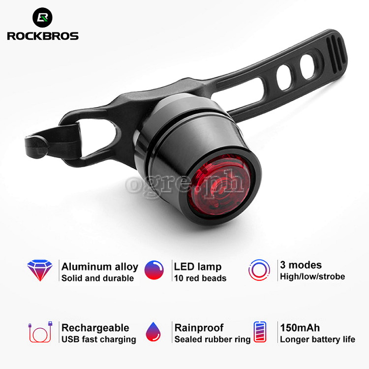 TL001 Ultralight USB Rechargeable Mini Red Warning Light