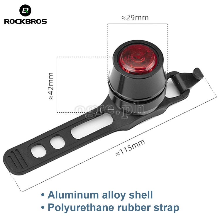 TL001 Ultralight USB Rechargeable Mini Red Warning Light