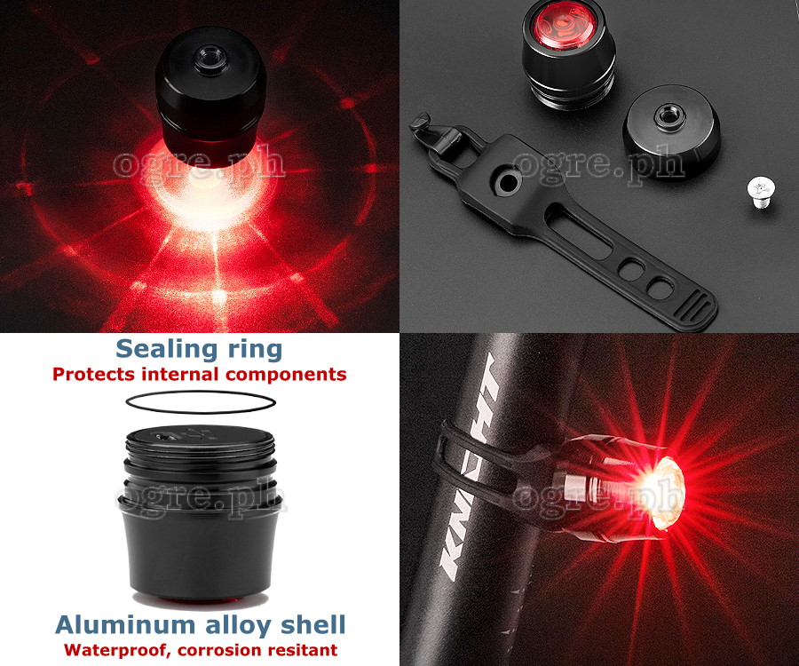 TL001 Ultralight USB Rechargeable Mini Red Warning Light