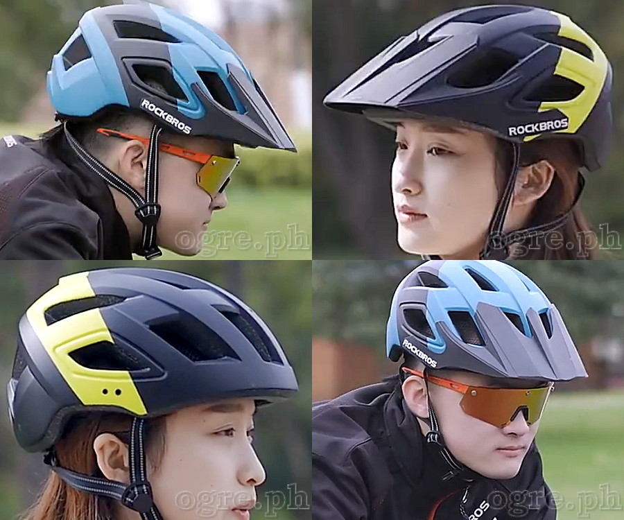 TS-39 Lightweight Cycling Helmet with Extra Long Removable Brim