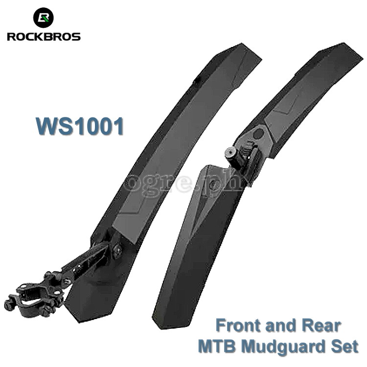 WS1001 Universal Front and Rear MTB Mudguard Set