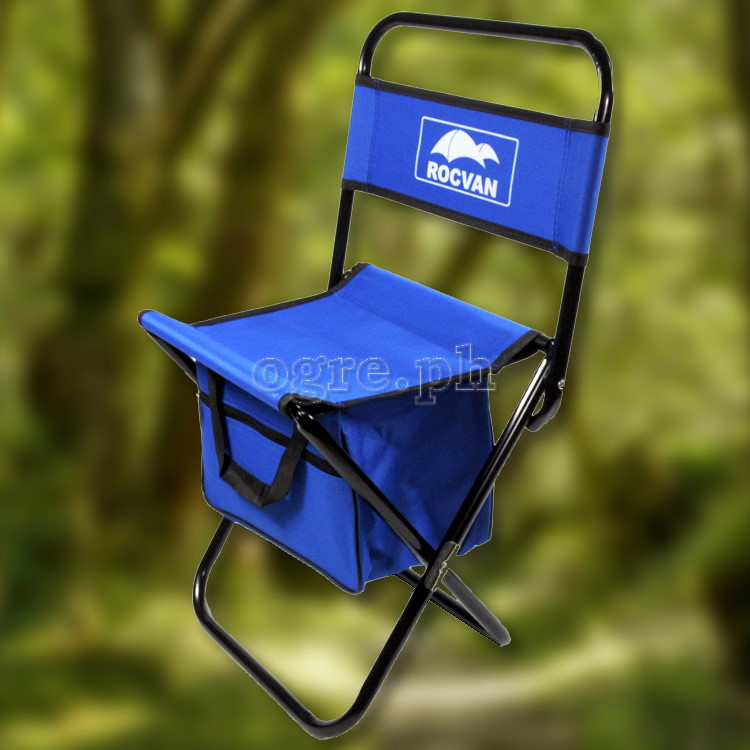 L162 Folding Mini Chair with Backrest and Zippered Compartment For Kids (29x33x59cm)
