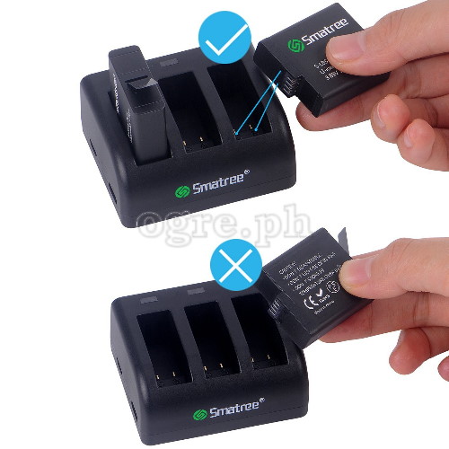 S-G5 3-Channel USB Charger for HERO5/6