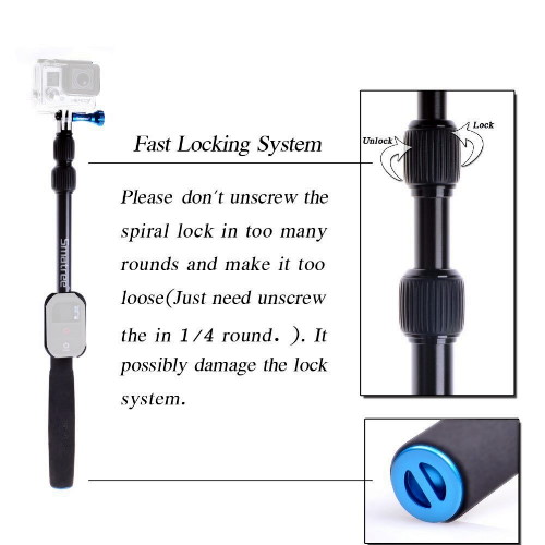 S2 SmaPole  Aluminum Extendable Pole