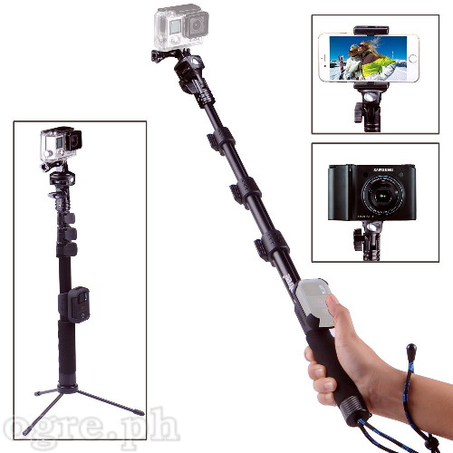 Y2 Telescoping Pole with Remote Clip and Mini Tripod