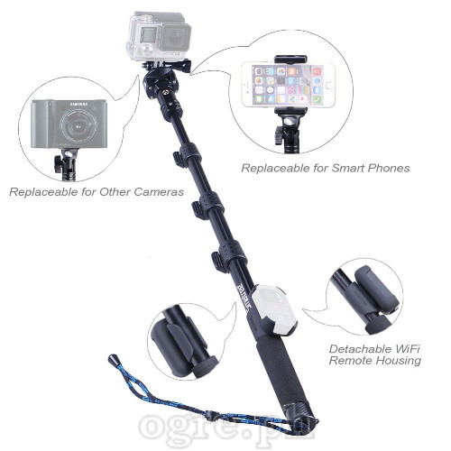 Y2 Telescoping Pole with Remote Clip and Mini Tripod