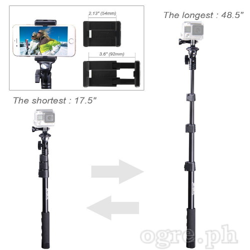 Y2 Telescoping Pole with Remote Clip and Mini Tripod