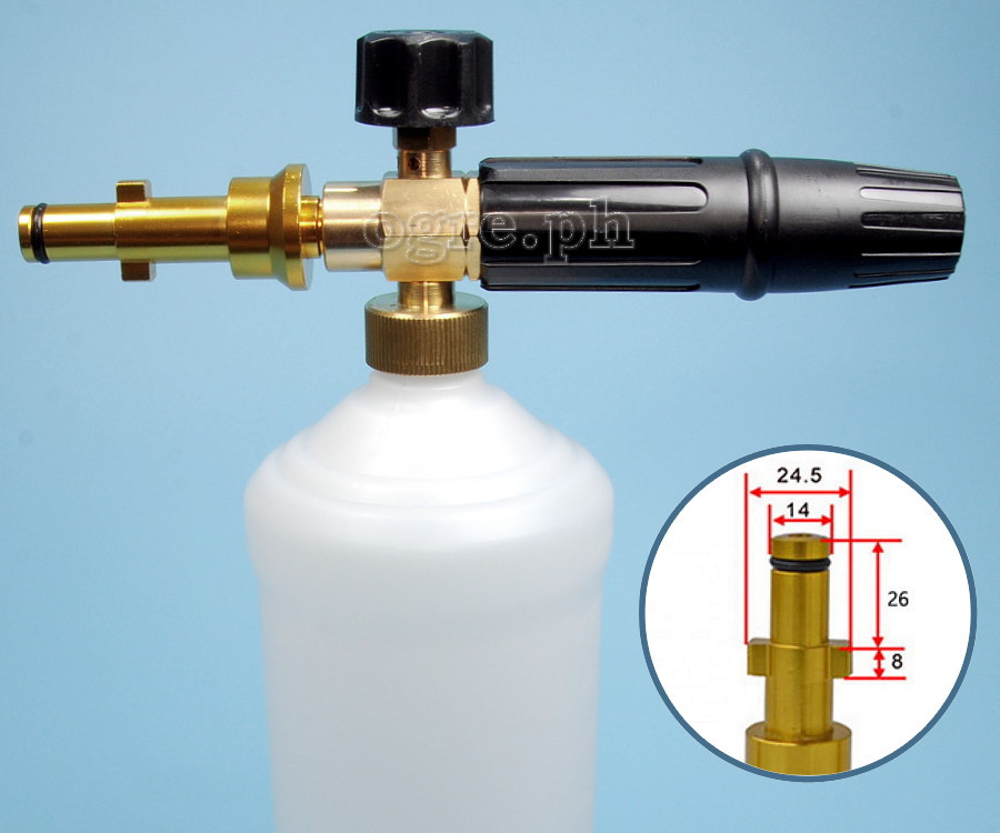 PWF-07A Professional Snow Foam Lance Kit for Nilfisk (Brass Body / Alloy Adapter)