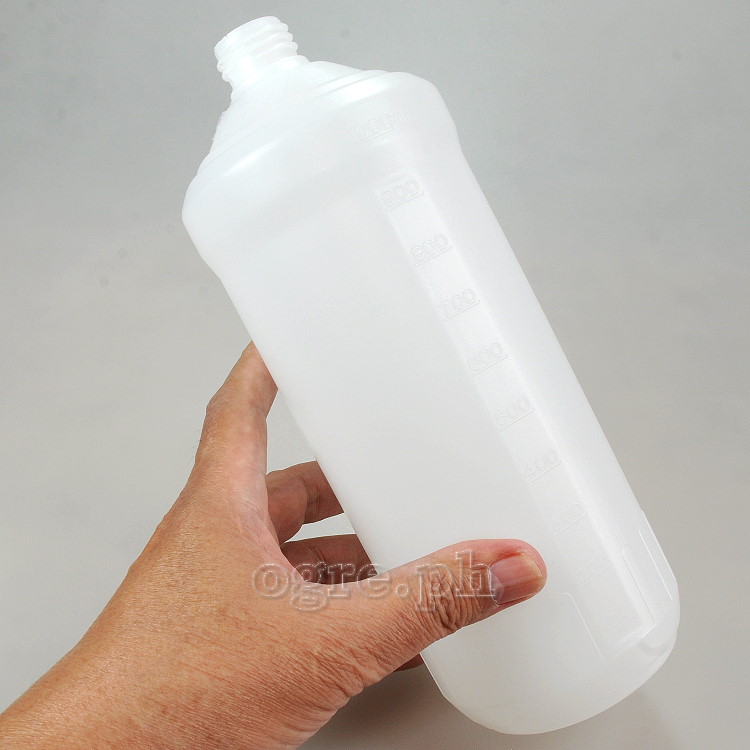 PWFB-01 High-Density Polyethylene (HDPE) Foam Cannon Bottle 1000mL (1 Liter)