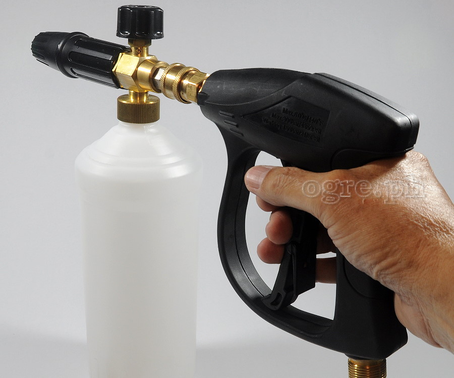 PWFB-01 High-Density Polyethylene (HDPE) Foam Cannon Bottle 1000mL (1 Liter)