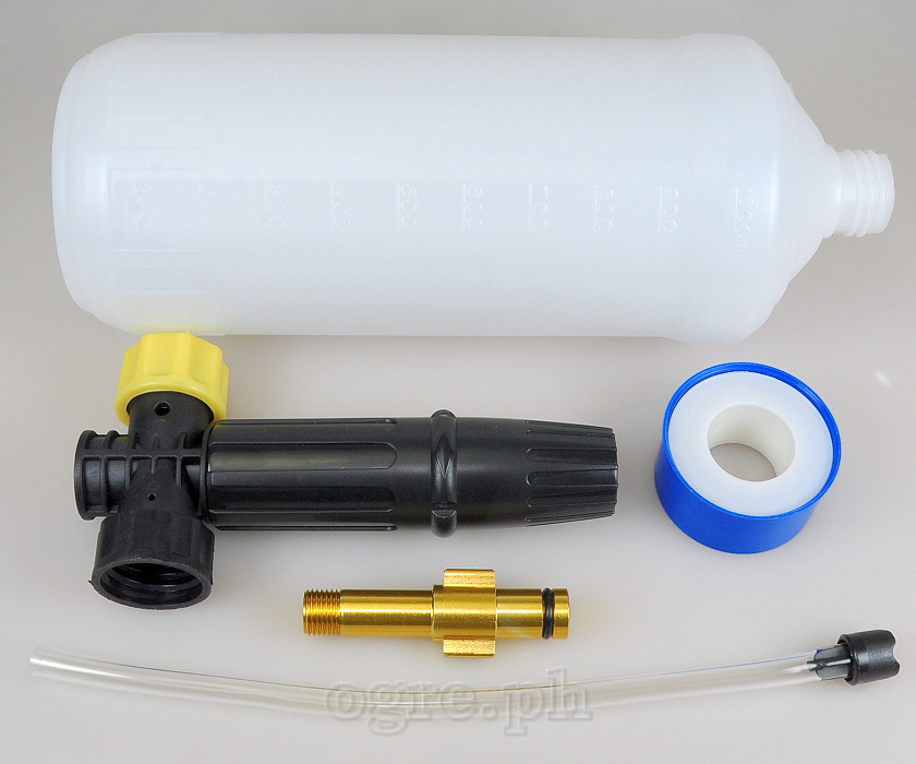 PWFP-02A Snow Foam Lance Kit for Kawasaki/Fujihama (Polymer Body / Aluminum Adapter)