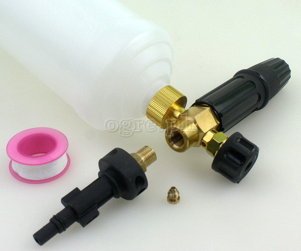 PWF-01 Professional Snow Foam Lance Kit for Bosch/B&D (Brass Body / Polymer Adapter)