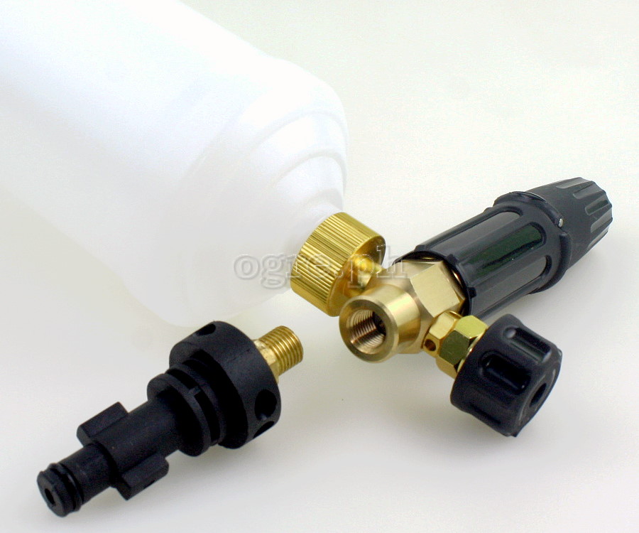 PWF-02 Professional Snow Foam Lance Kit for Kawasaki/Fujihama (Brass Body / Polymer Adapter)