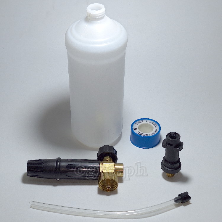 PWF-03 Professional Snow Foam Lance Kit for Karcher K Series (Brass Body / Polymer Adapter)