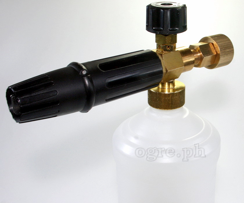 PWF-04B Professional Snow Foam Lance Kit for Karcher HD/HDS Series (Brass Body / Brass Twist Lock Adapter)