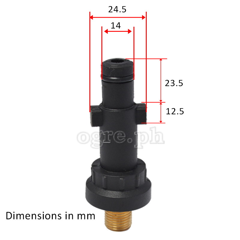 PWF-07 Professional Snow Foam Lance Kit for Nilfisk (Brass Body / Polymer Adapter)