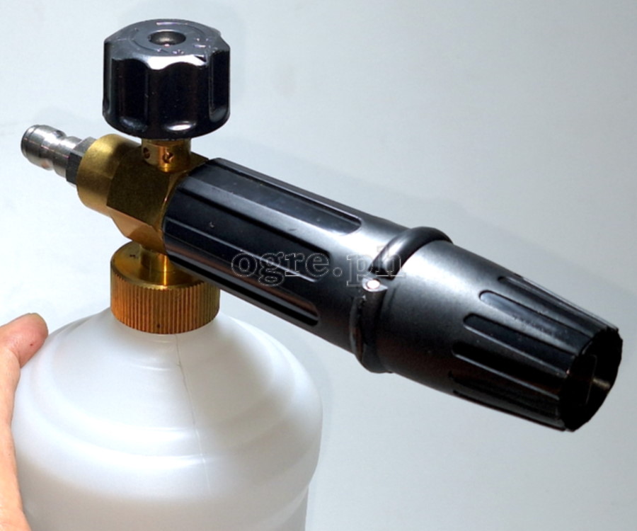 PWF-09 Professional Snow Foam Lance Kit with Quick-Connect Plug (Brass Body / Stainles Steel Connector)