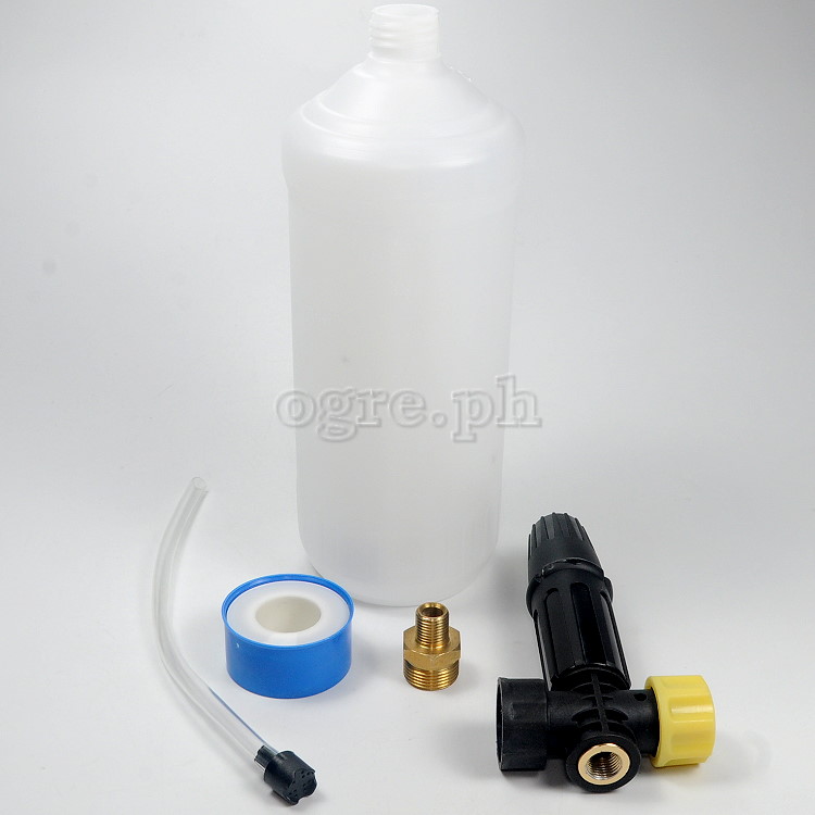 PWFP-10 Snow Foam Lance Kit for M22 Wash Guns (Polymer Body / Brass Adapter)