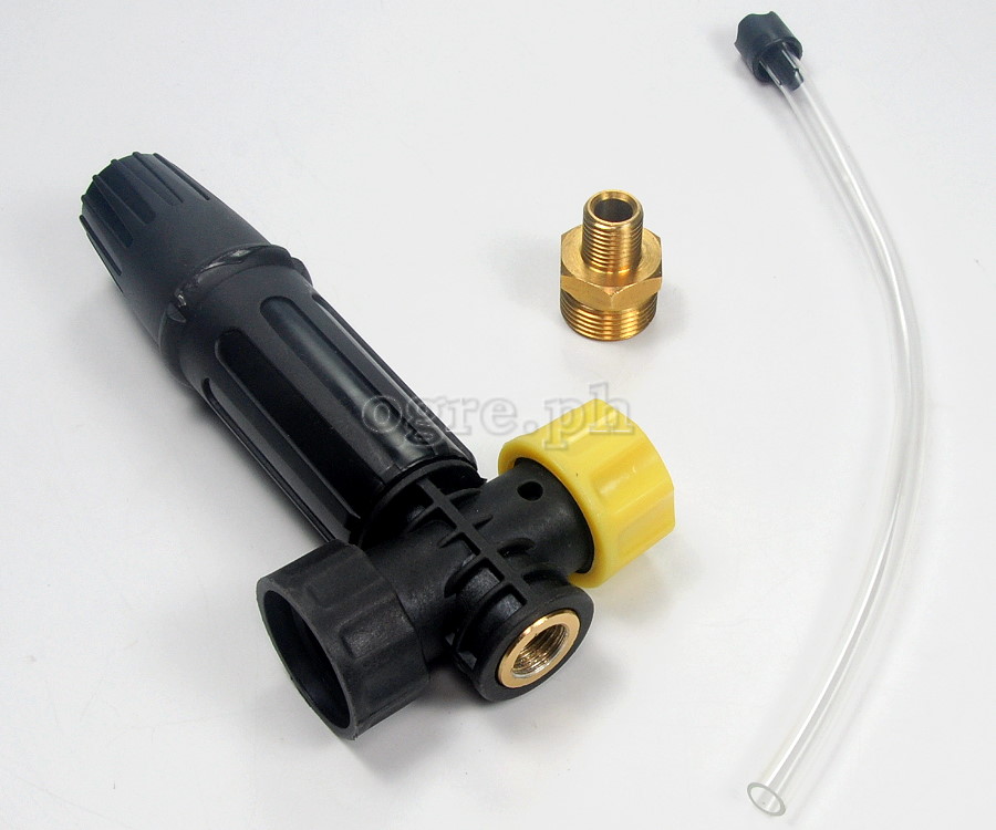 PWFP-10 Snow Foam Lance Kit for M22 Wash Guns (Polymer Body / Brass Adapter)