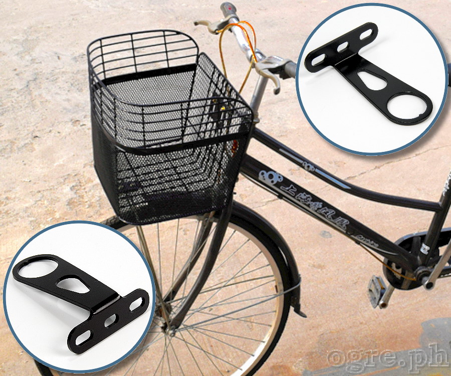 BFB-03HSM Bike Front Basket Fixing Bracket ~ Headset Nut Mount