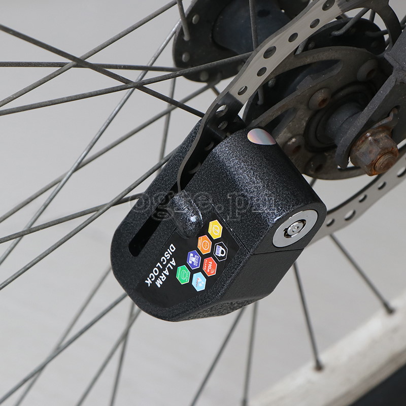 LK603 Bicycle / Motorcycle Disc Brake Weatherproof Security Lock with Alarm